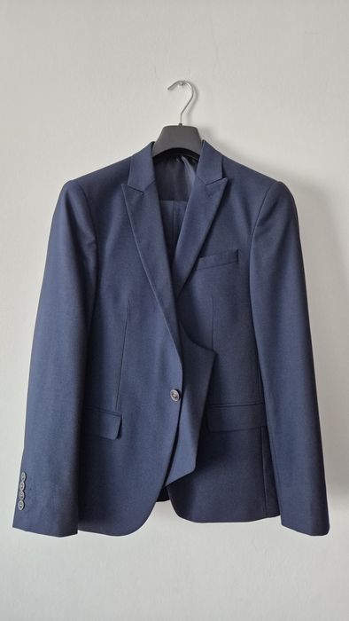 Costum bleumarin, mărimea 46, 3 piese