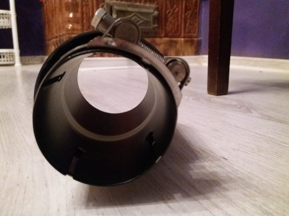 Tipsuri Ornament Evacuare  design carbon negre Tobe, Tips