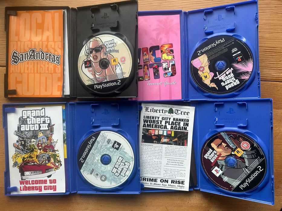 GTA Grand Theft Auto Колекция за PlayStation 2 PS2 ГТА ПС2