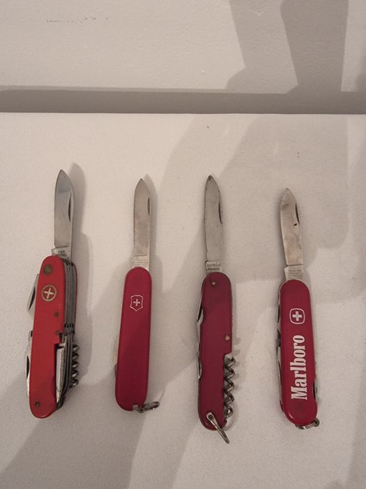 Colecție 4 bricege elvețiene și germane – Victorinox, Solingen , FES