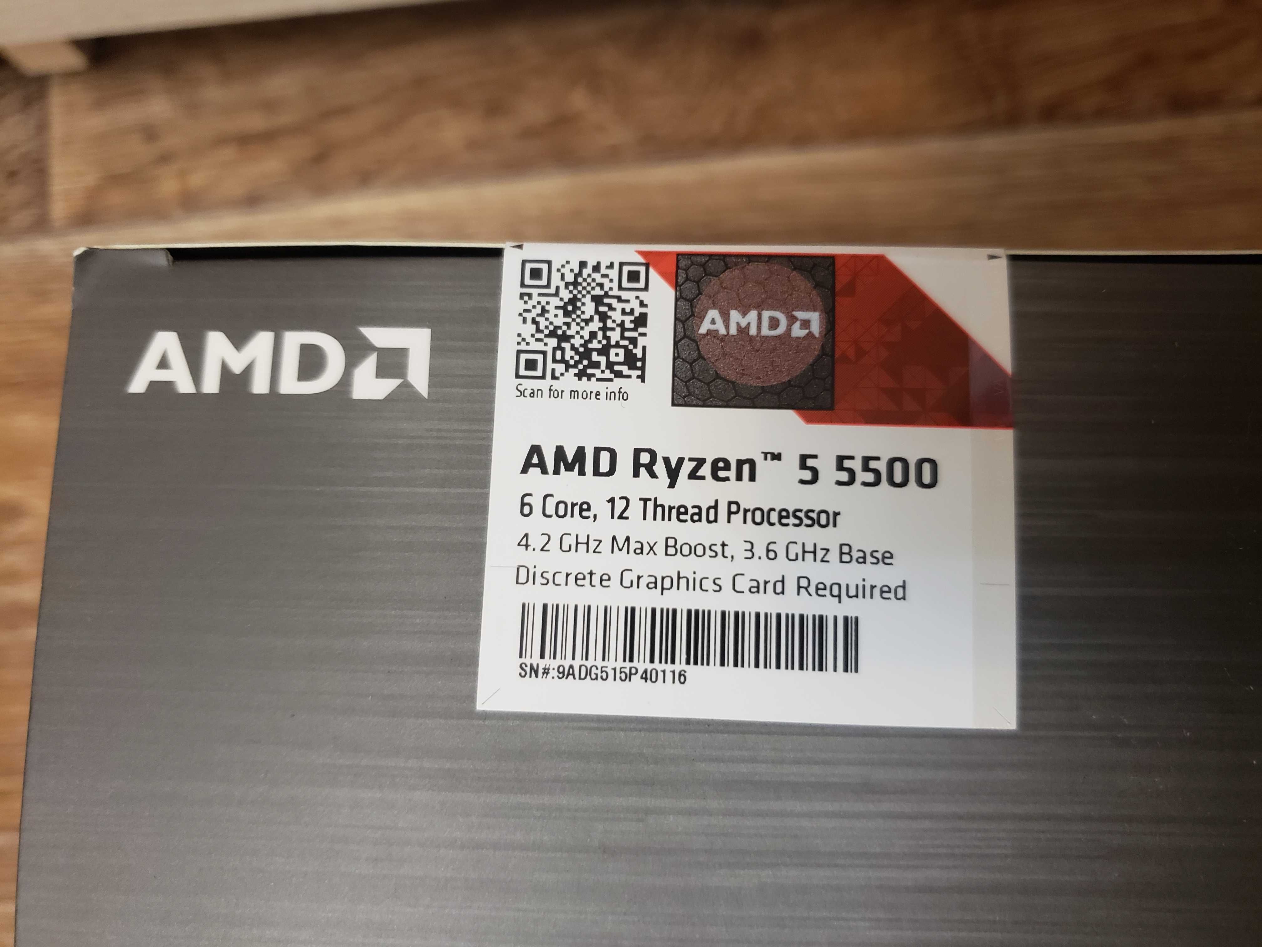 Ryzen 5500, box. Новый.