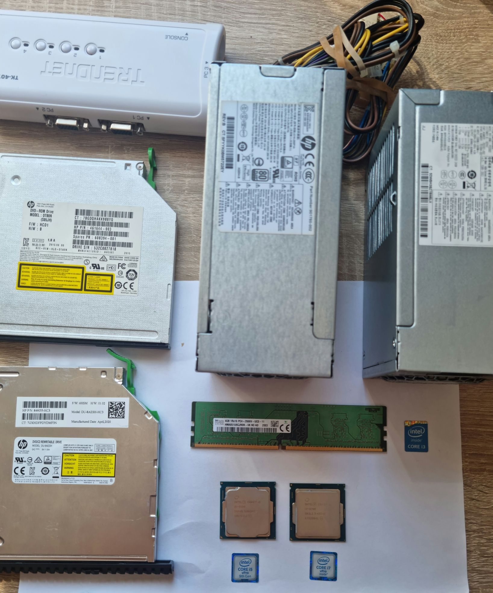 Procesor AMD  ,Surse alimentare PC secand hp 240w, 250w.