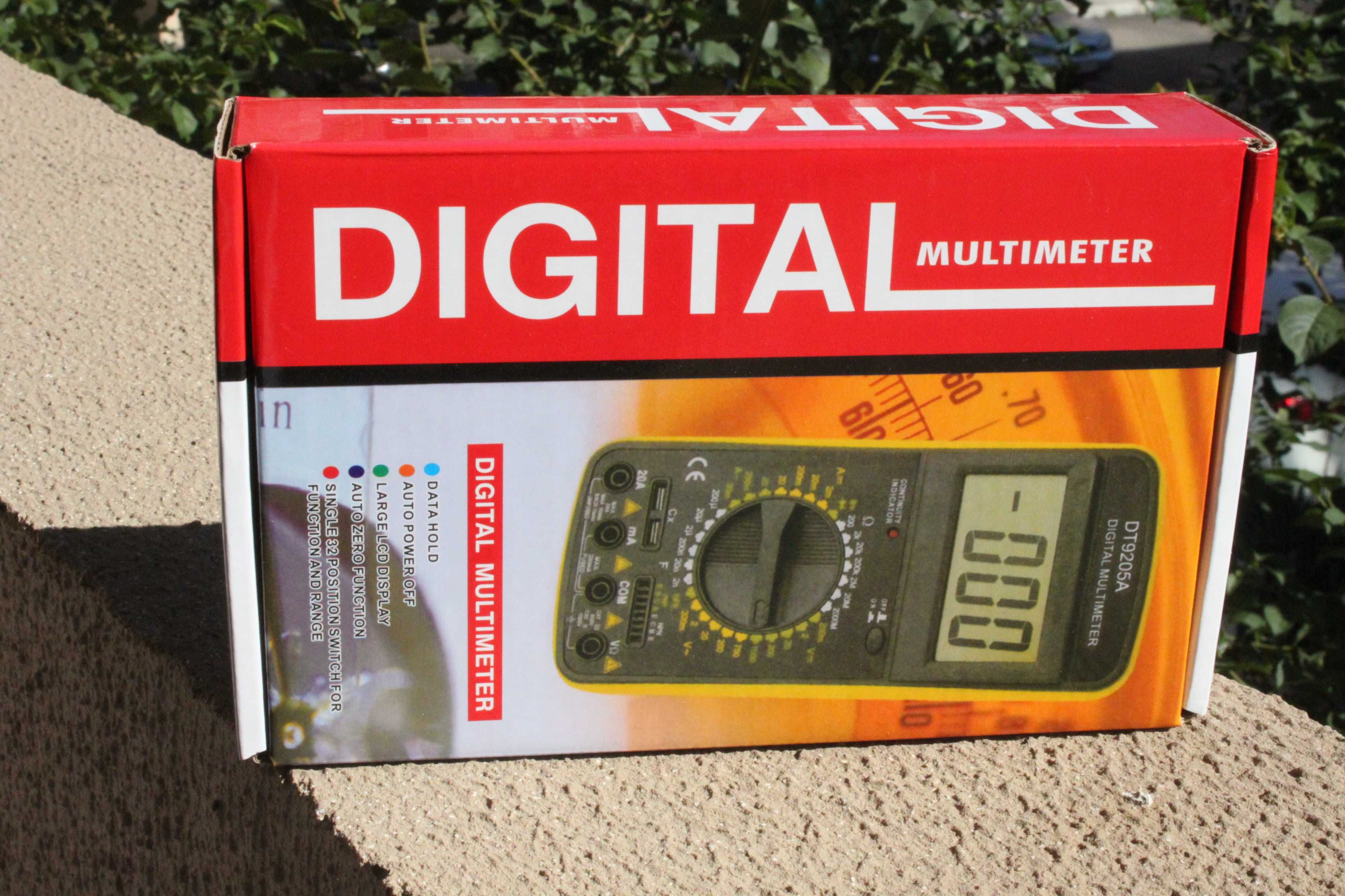 Multimetru Digital DT9208A Carcasa Antisoc