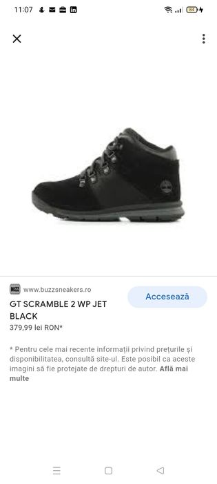 Ghete Timberland marimea 34