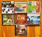 Lot CD sigilate cu hituri rock'n'roll, balade, electro, latino & irish