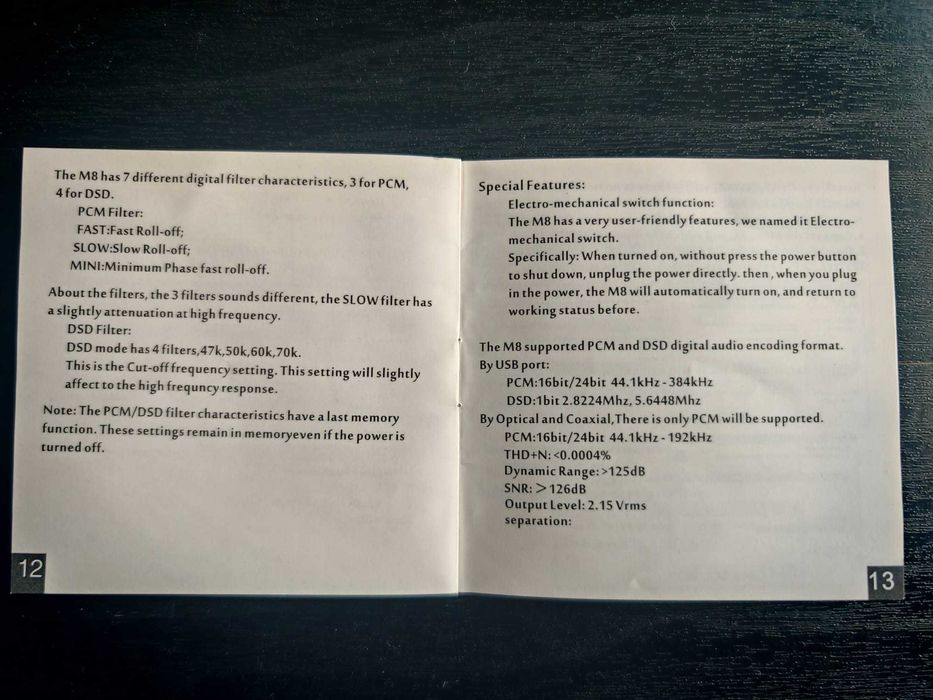 Vand SMSL M8 DSD DAC303595