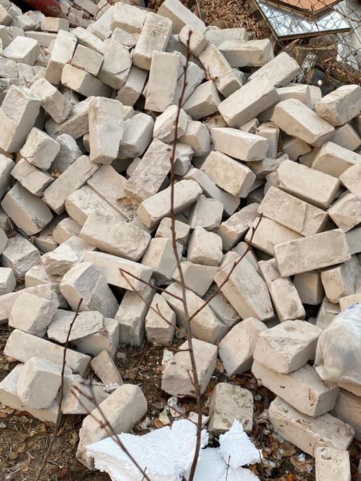 Отдам силикатный кирпич,б/у