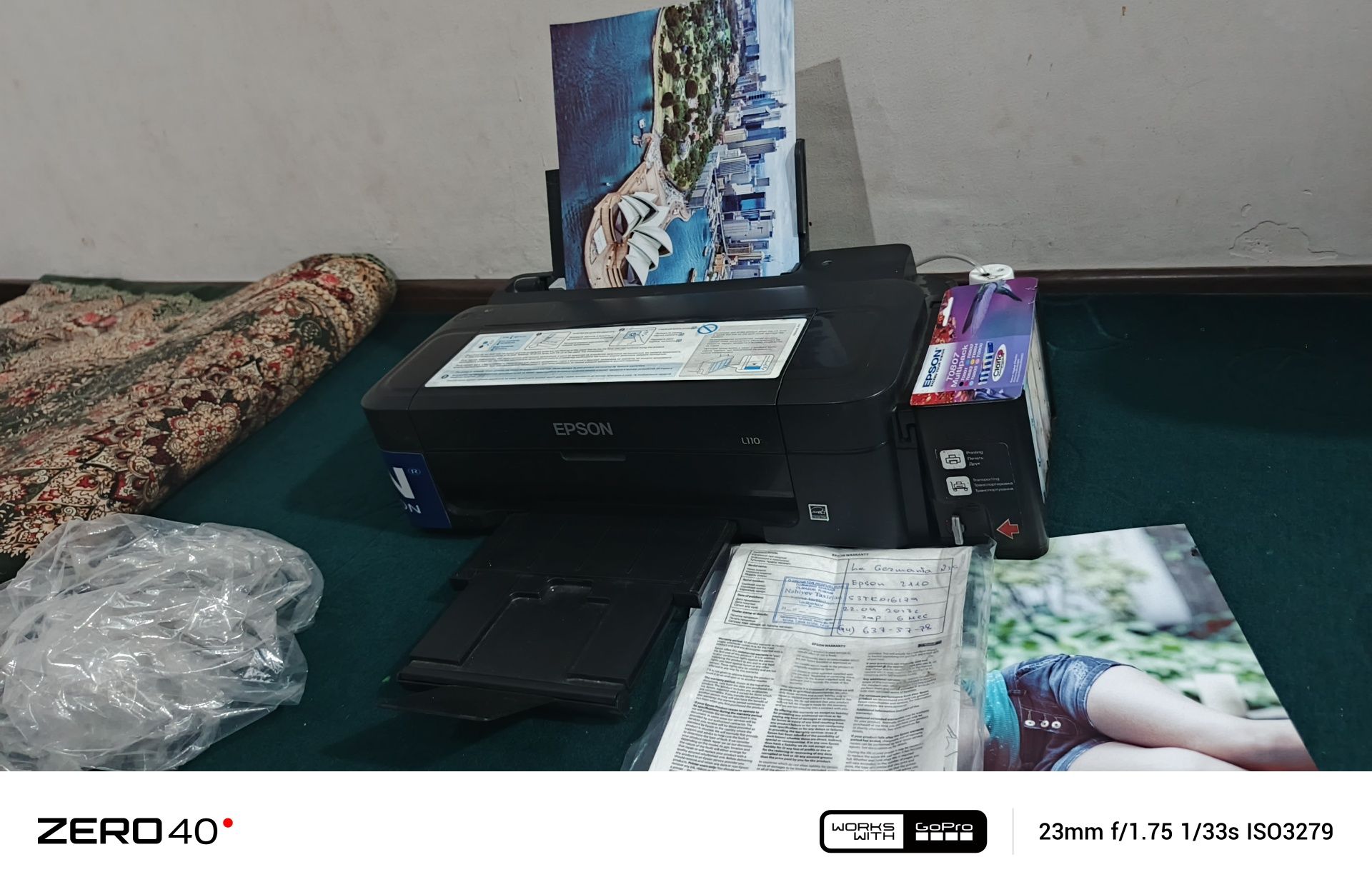 Epson l 110 rangli juda tezkor printer dyuzi 100% ishlatishga tayyor