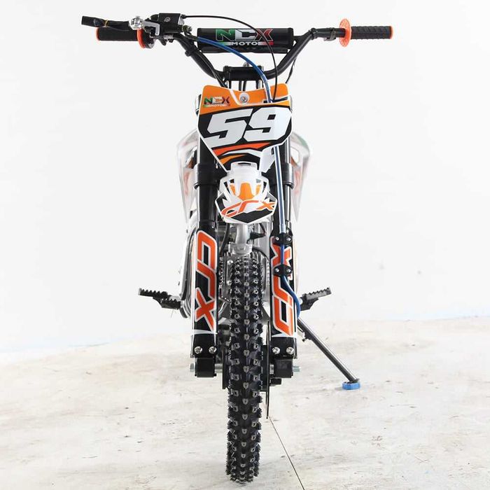 Motocicleta cross 125cc NCX CRX 4T benzina 14/12" alb/portocaliu