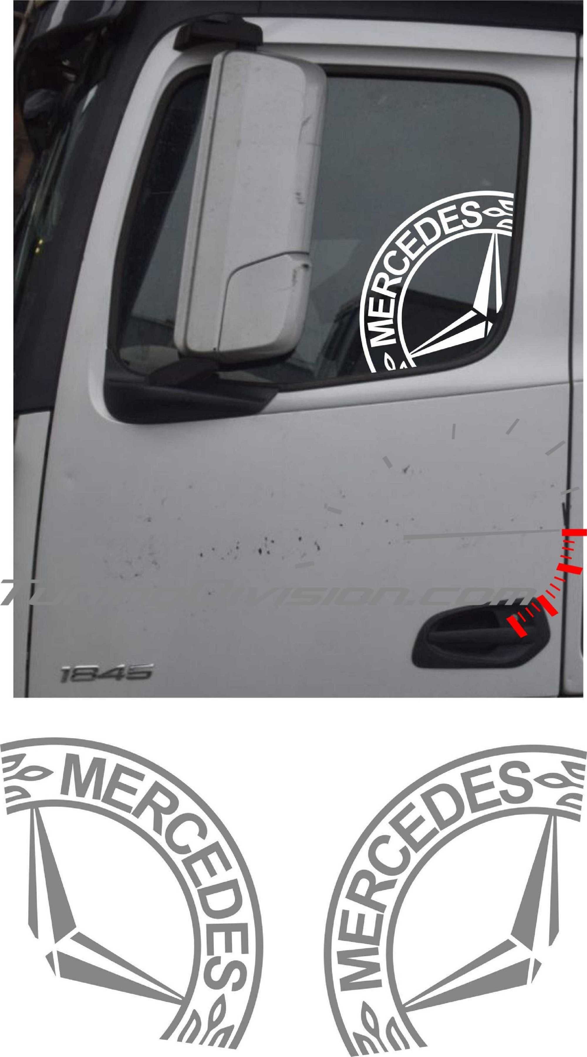 Мерцедес стикер Стикер за камион Актрос Атего