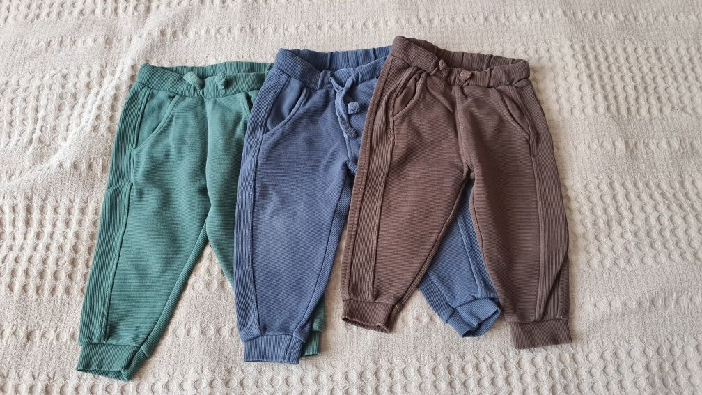 Set pantaloni Zara baiat 86 12-18 luni