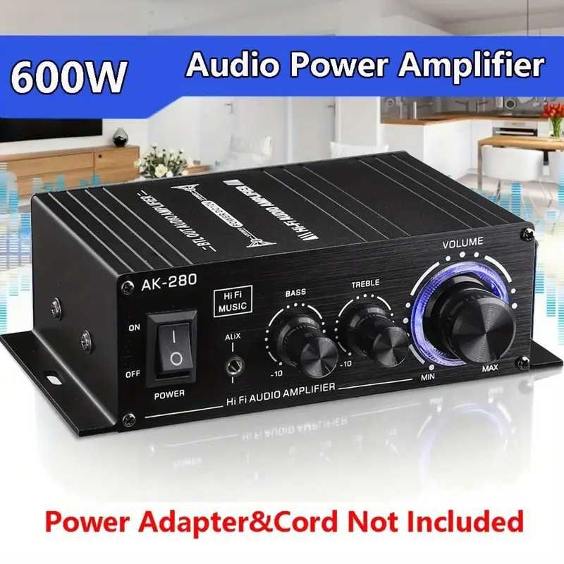 Продавам 2-канален мини HiFi стерео усилвател – 600W