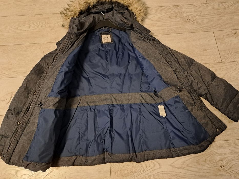 Geaca fulgi Esprit marimea L 42 gri