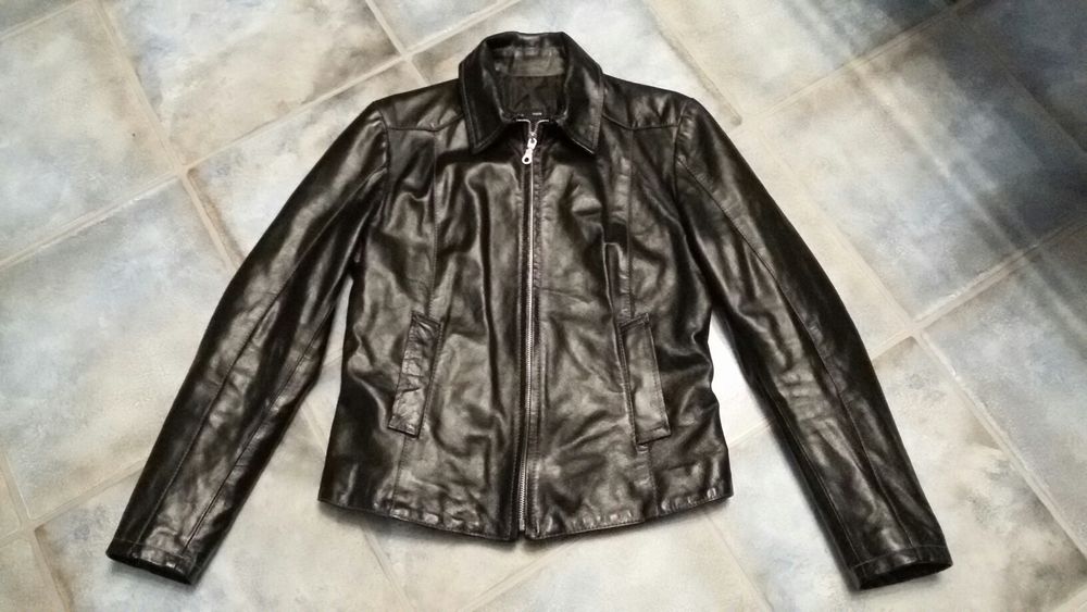 Дамско кожено яке/ест.кожа 44-М/Lрр.Италия