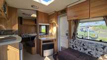 Rulota Swift Sprite 2012, 2zone (4locuri) CabinaDus, BoilerGaz,Baterie