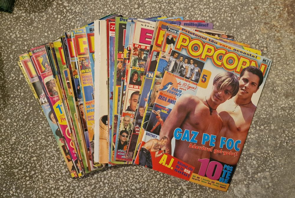 Reviste de colectie Popcorn - Bravo - Play - Salut - anii 2000