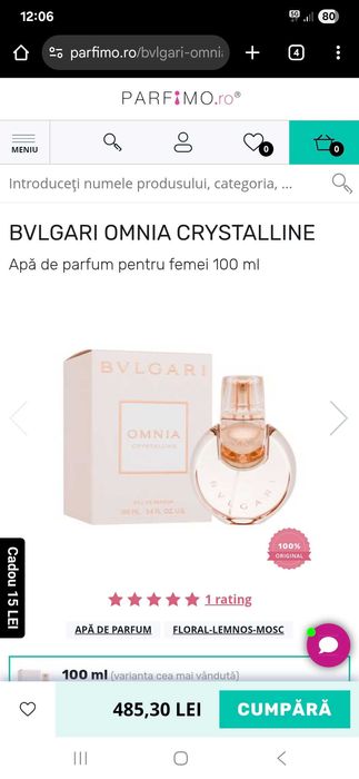 Vand parfum Bvlgari Omnia