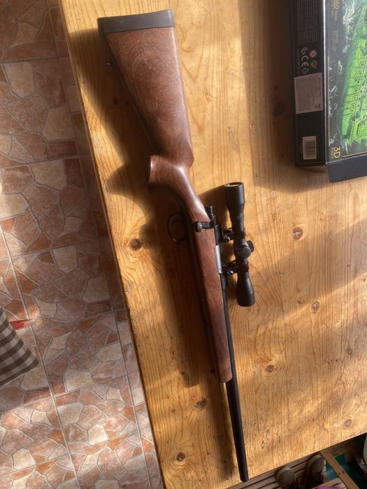 Еърсофт снайпер/ Airsoft Sniper Double Bell 201M Дърво