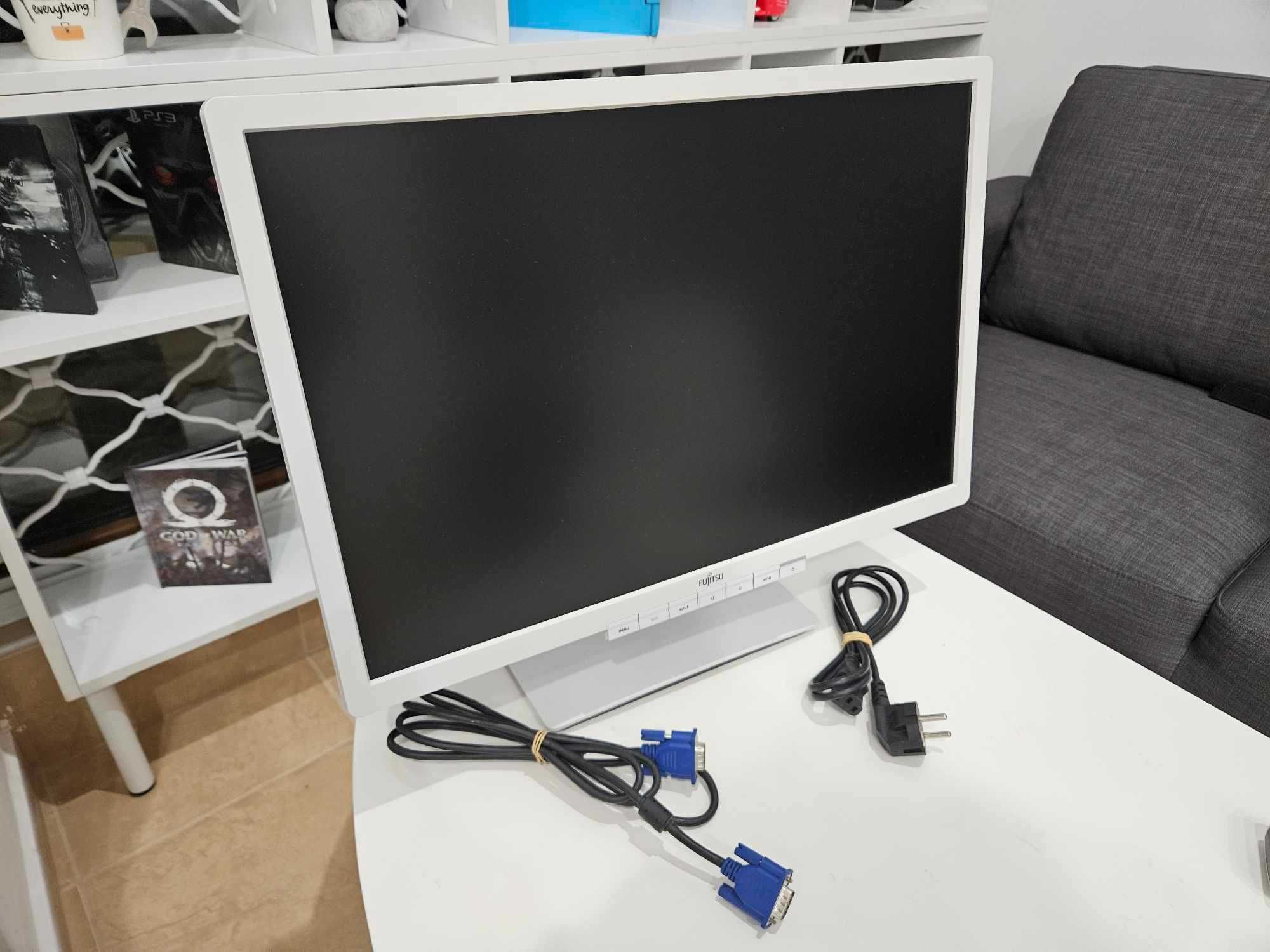 +Гаранция! Монитор Fujitsu B22W-6 LED 22" инча + кабели