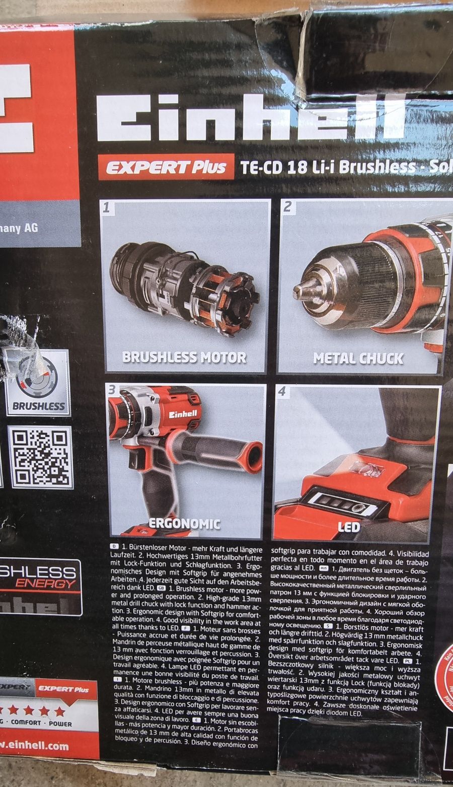 Винтоверт Einhell 18v за части