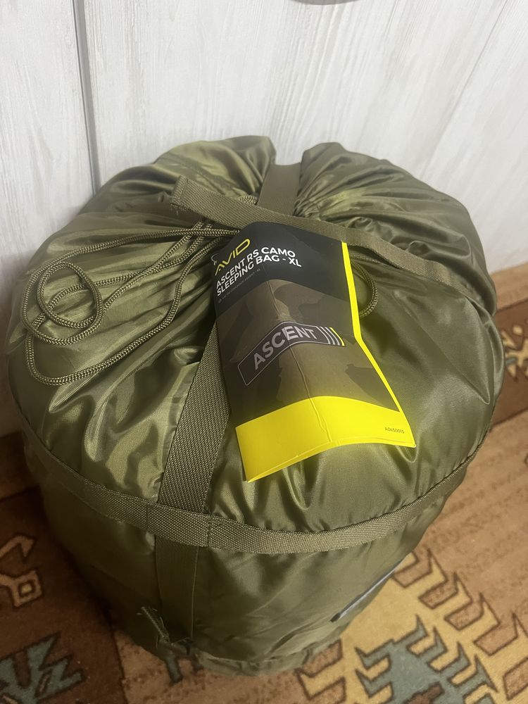 Камуфлажен спален чувал AVID CARP Ascent RS Camo Sleeping Bag-XL