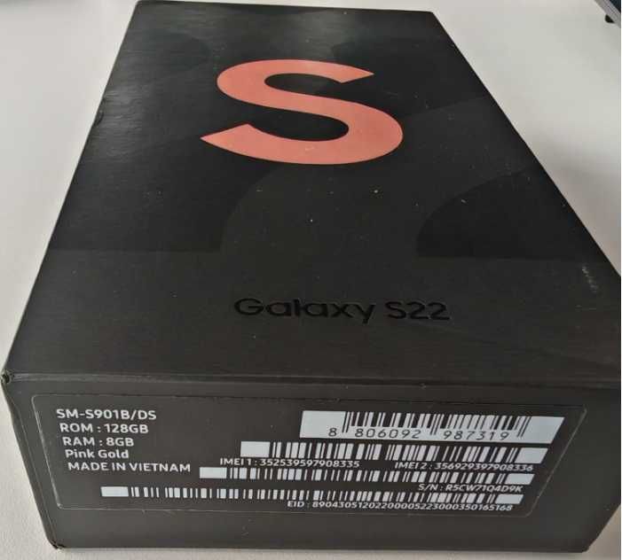 Samsung Galaxy S22 de 128Gb, Pink Gold