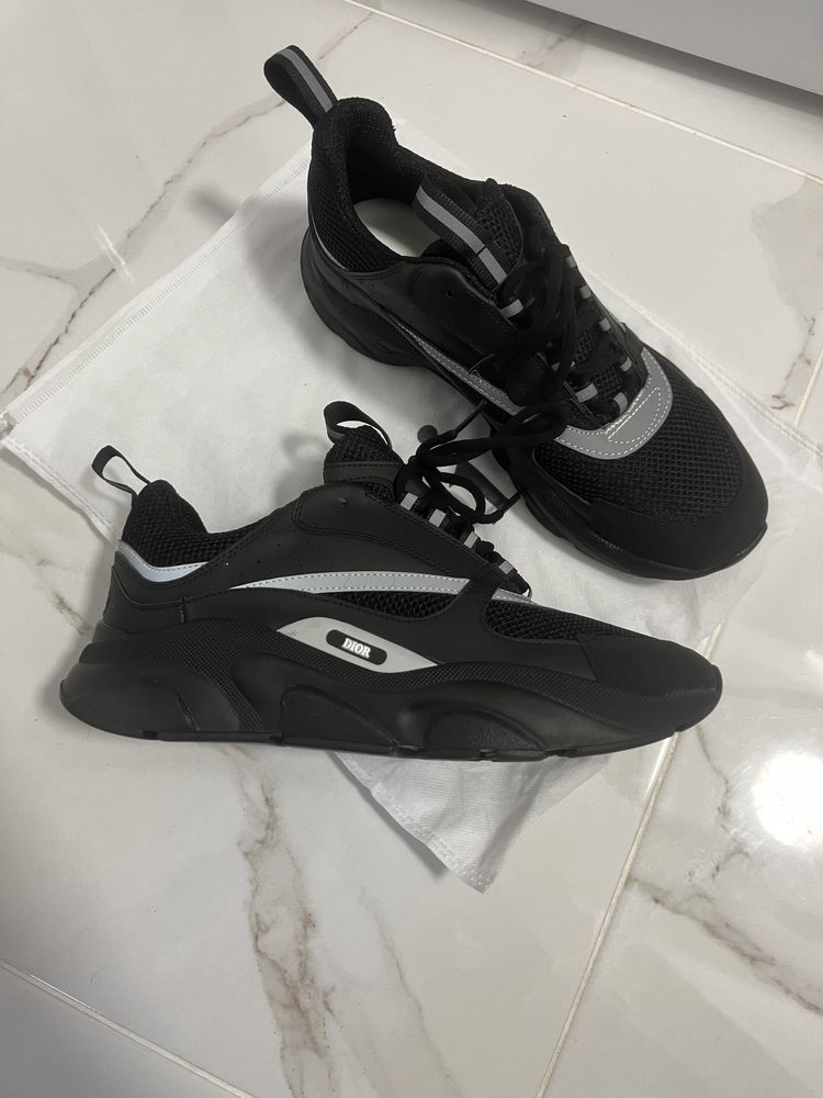 Dior B22 Classic Black (reflective).Номер-42