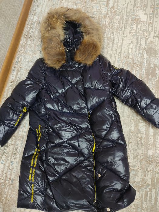 Зимняя очень теплая куртка 8-10 лет