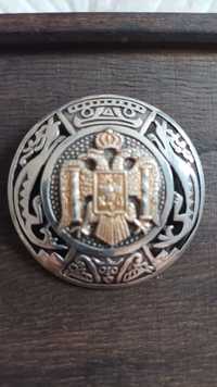 Старинна сребърна брошка перуанско сребро