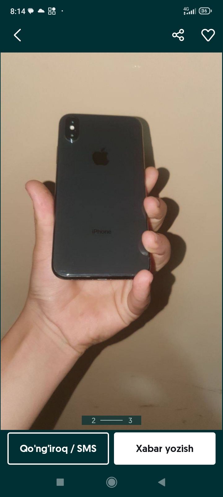 Iphone x 64 75% blac feca id turton iwlamidi