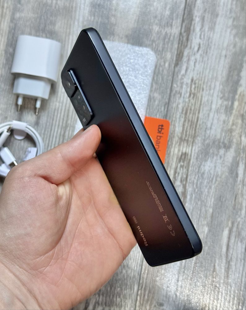 Xiaomi Redmi Note 11 Pro 5G 128 GB 6+6 GB Ram Dual Sim Black 120 Hz.