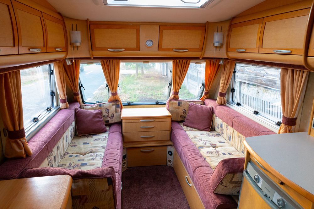 Rulotă Abbey 2006 – •INMATRICULATA RO – Cort mare cat toata rulota