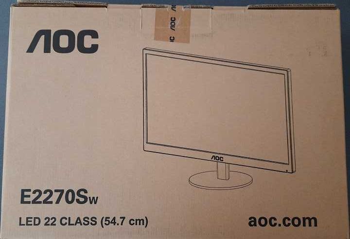 Monitor LED AOC E2270SWN 21.5" Wide FullHD Nou Sigilat