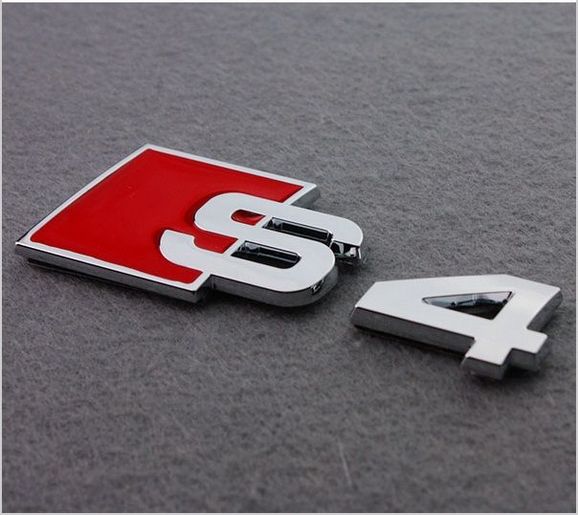 Emblema Sline S3, S4, S5, S6, S7, S8 metal spate Audi