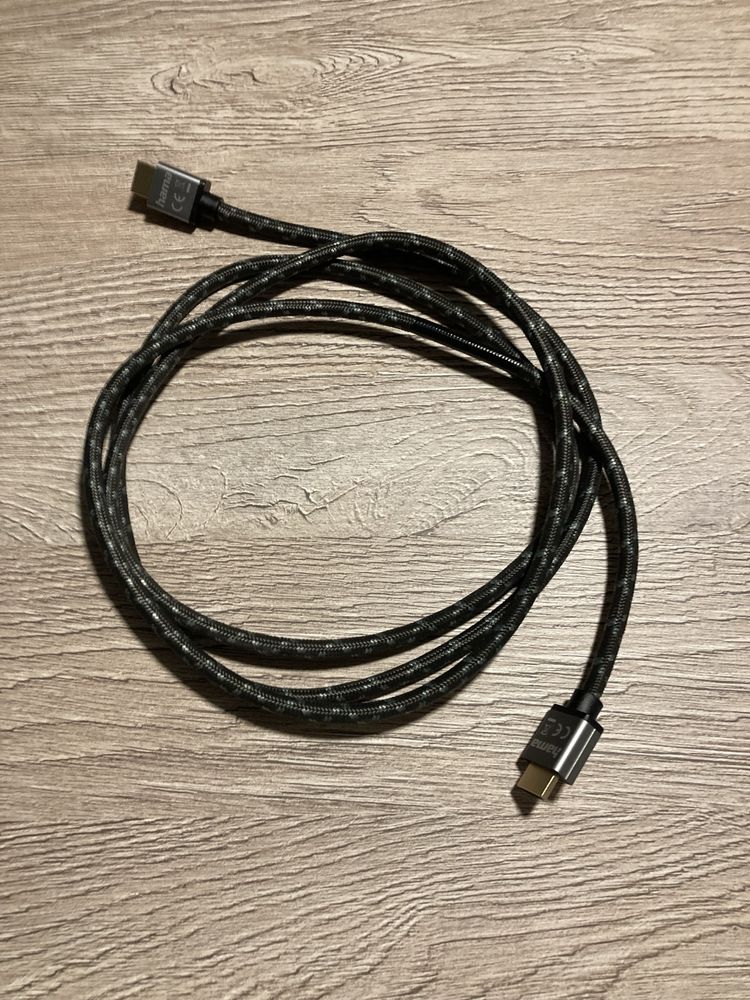 Кабел HAMA Ultra HD, HDMI мъжко - HDMI мъжко, 8K, 48GB/s,метал, 2 м