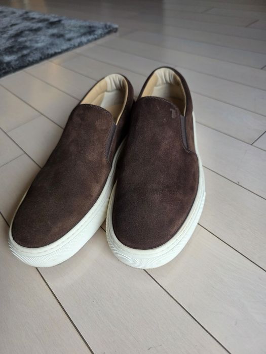 Tod’s мъжки Slip-On обувки от естествен велур – размер 42