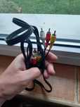 Cablu audio video, 3 x mufe RCA tip tata - 3 x mufe RCA tip tata
