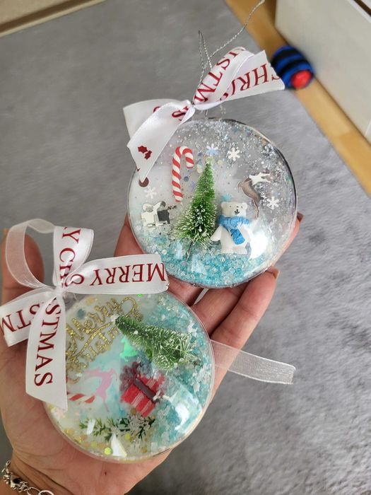 Коледни играчки от епоксидна смола