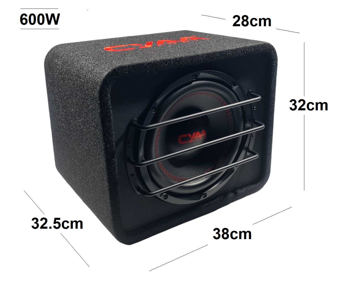 Баскаса Субуфер Активен за Багажник 10"CYAA -600W