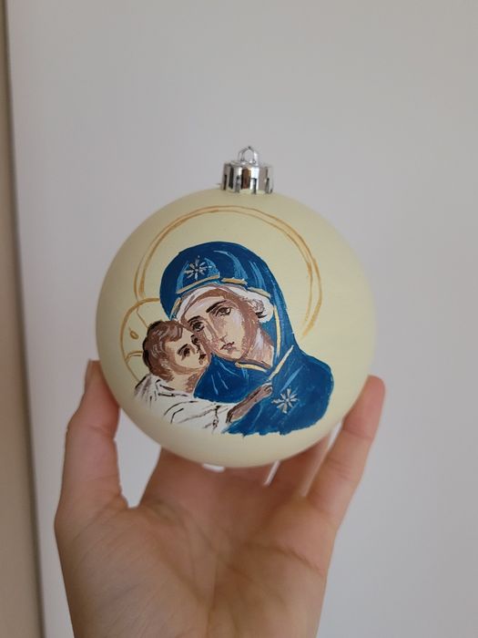 Glob pictat manual cu icoana