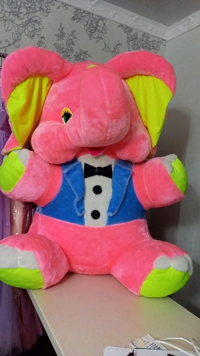 Большая мягкая игрушка Слоник