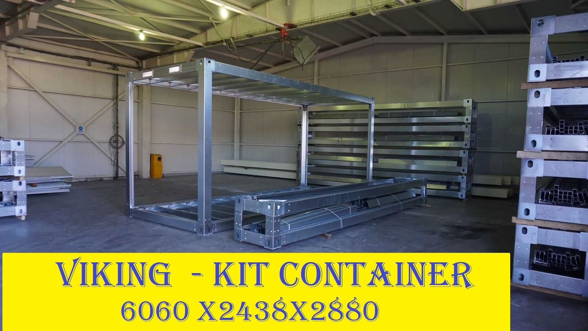 Container metalic 6000x2450x2880 Pret de producator/Stalpi de 3 mm