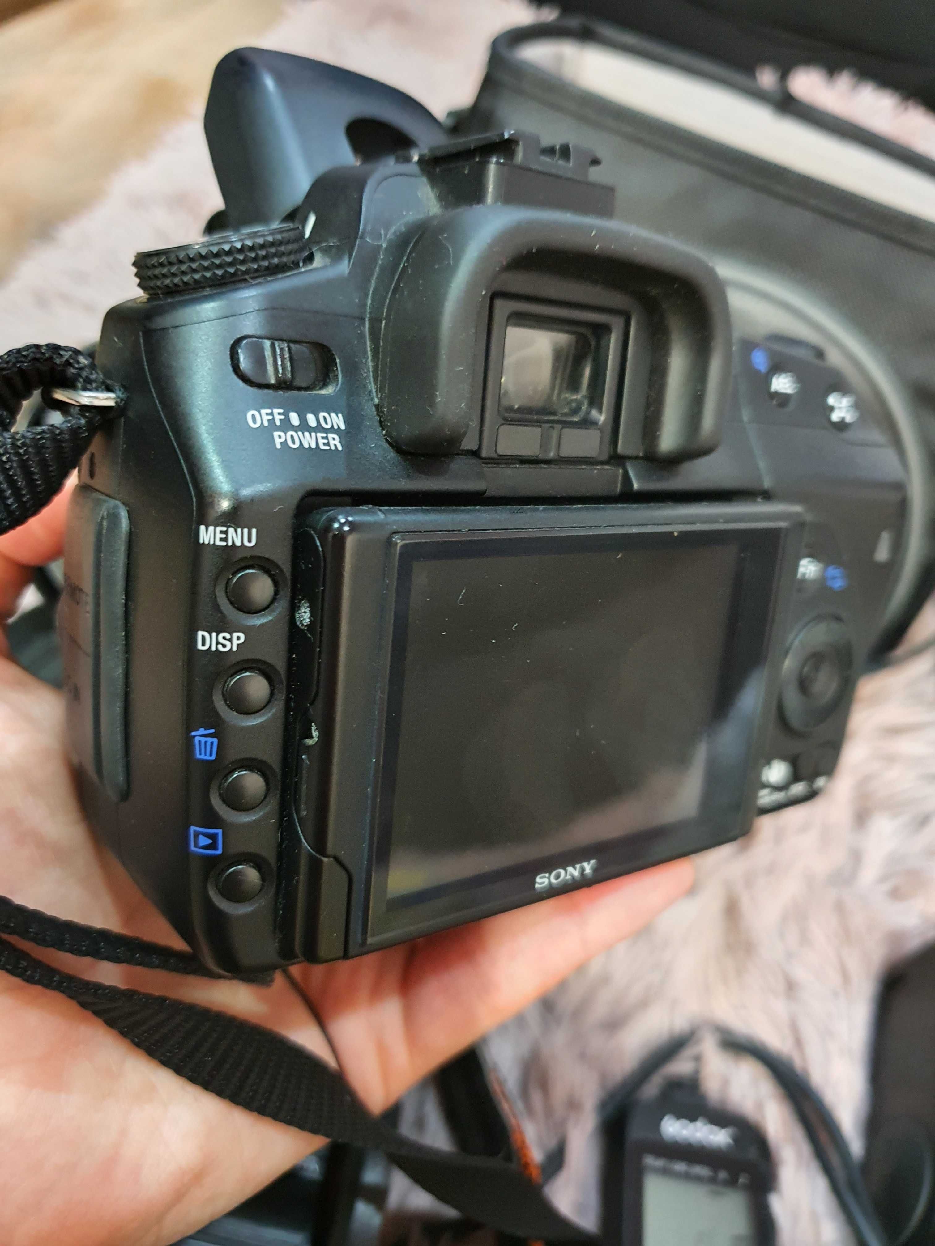 DSLR Фотоапарат Sony А350 + светкавица + дистанционно