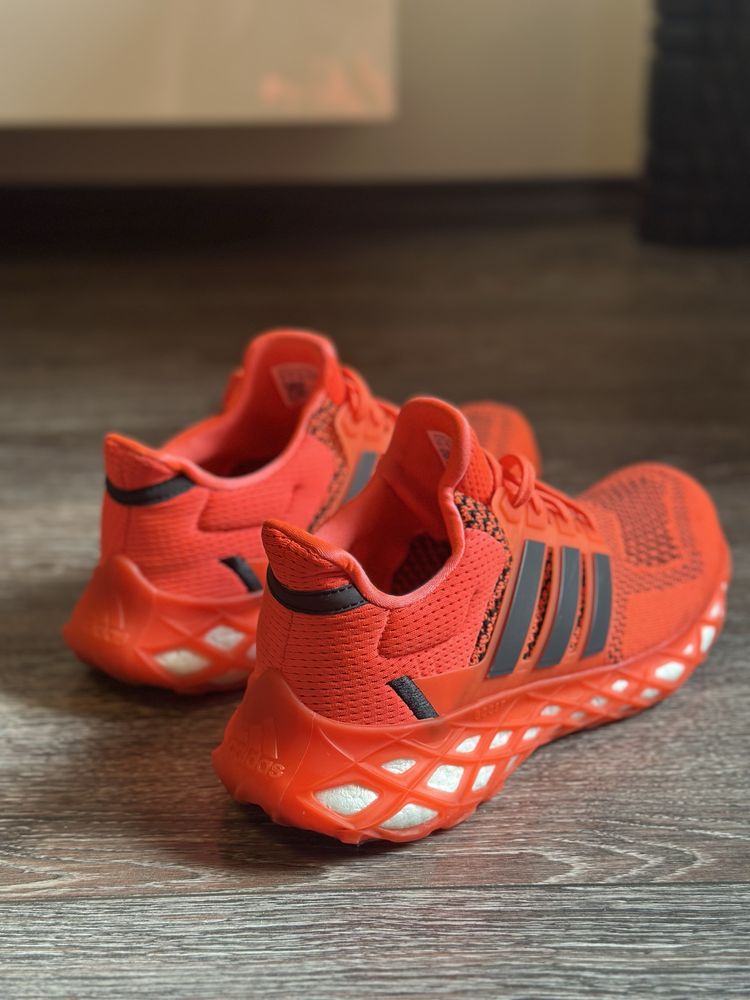 adidas Ultra Boost Web DNA Solar Red