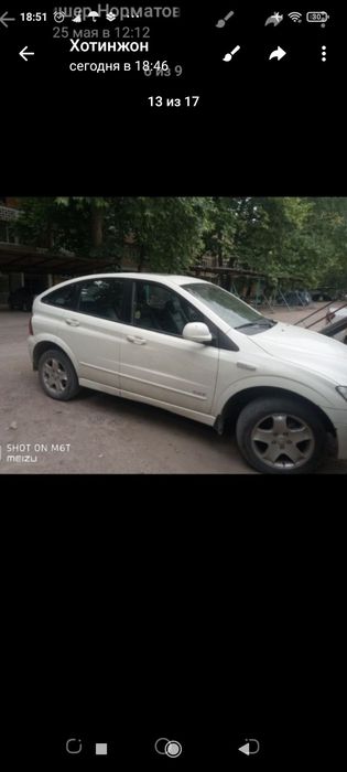 Срочно продам сангенг акцион 2008 год корея