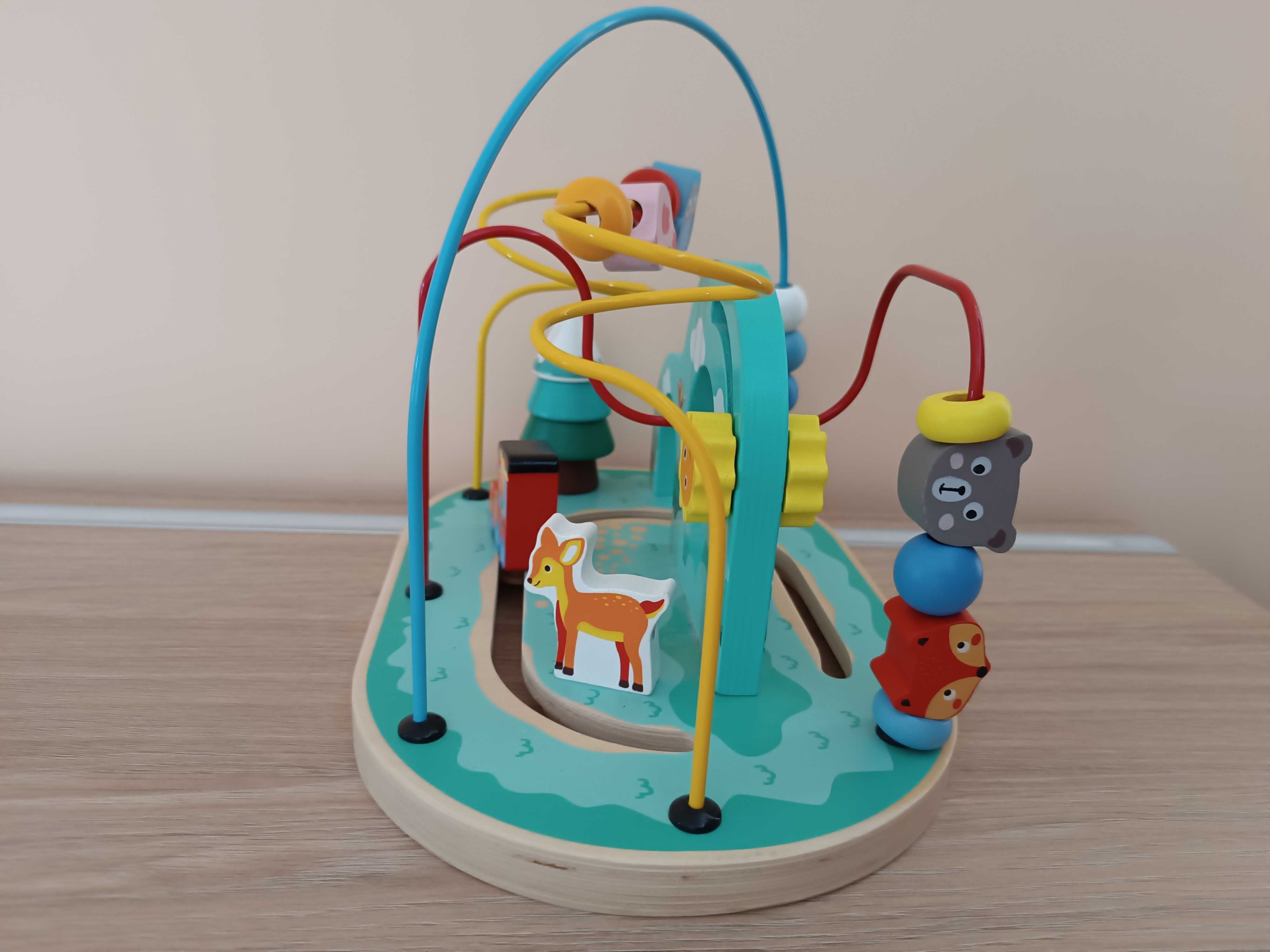 Lelin Toys, Дървен лабиринт, Вълшебна гора - играчка за дете 1-3 г.