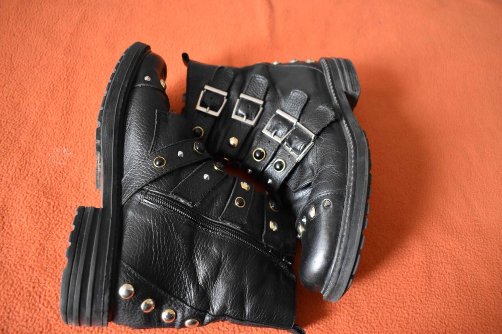 Bocanci dama din piele naturala