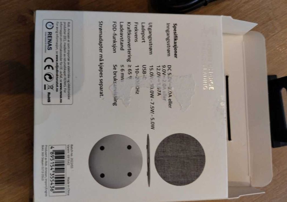 Încărcător Wireless Ultra-Rapid 15W Max Aluminiu Ultra-Slim Norvegia