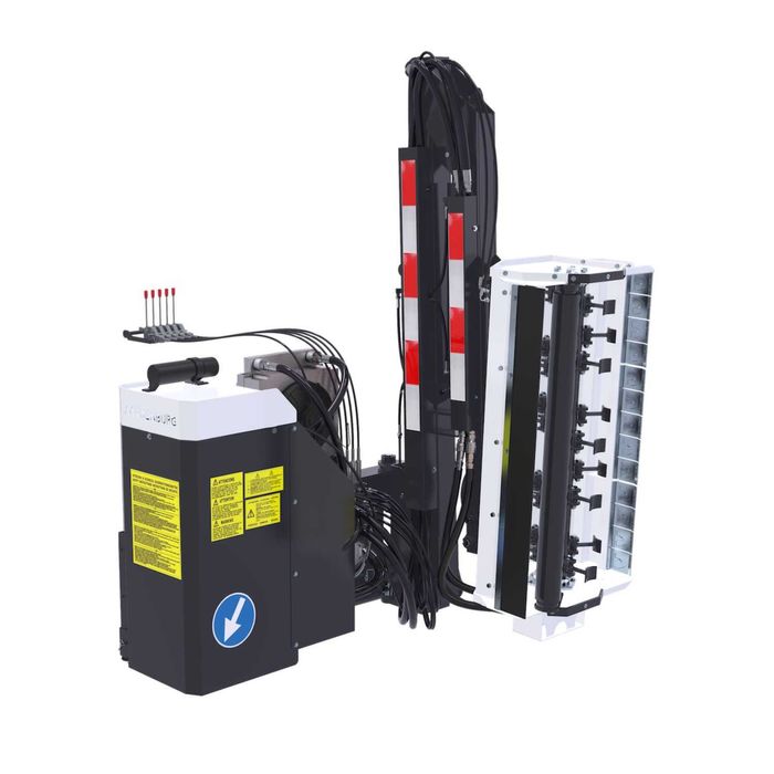 Tocator cu brat lateral manual, tocator resturi vegetale ETA XL