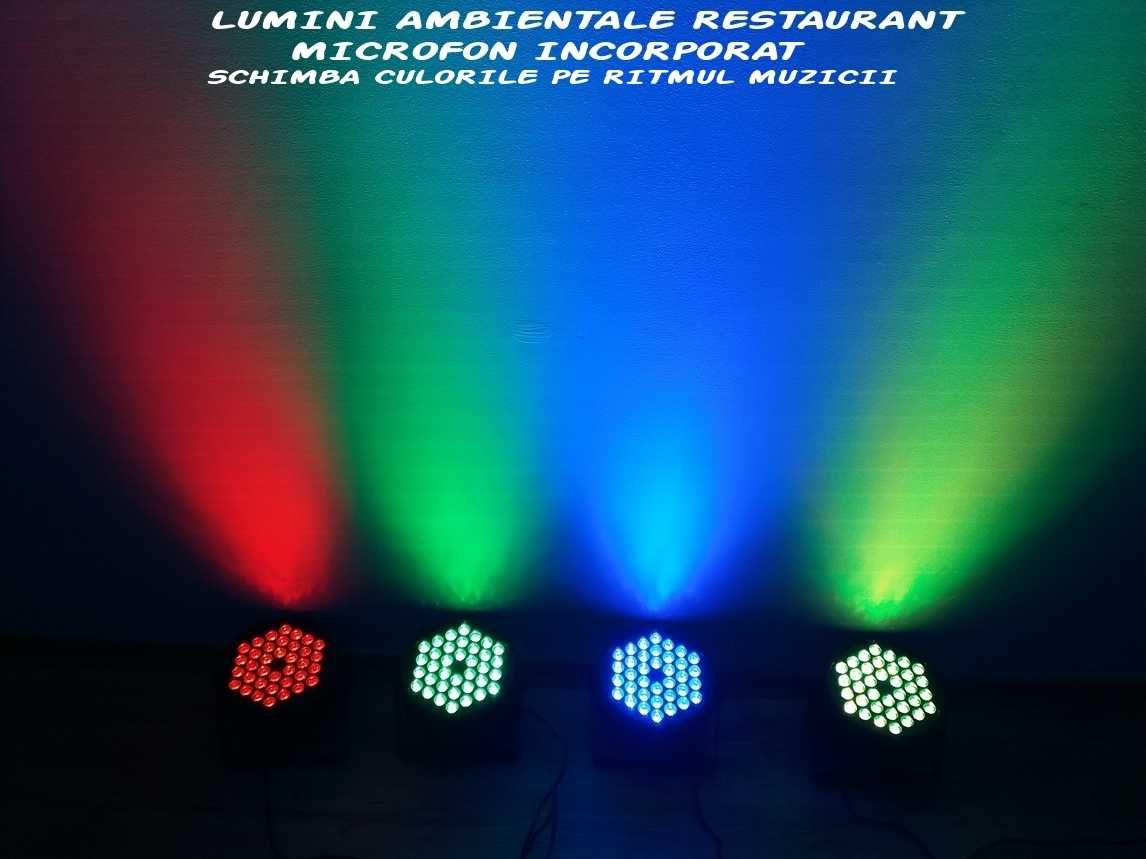 LUMINI AMBIENTALE 36 LEDURI - Restaurante, Cluburi / Joc de culori